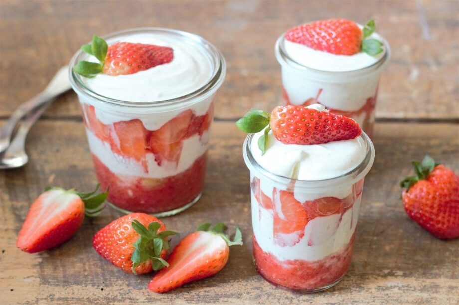 Recette de tiramisus aux fraises